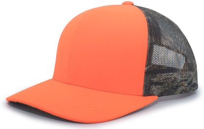 Camo Snapback Trucker Cap - Blaze/Break-Up Country/Blaze