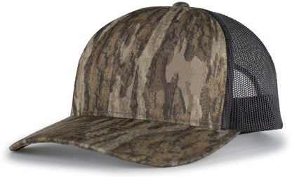 Camo Snapback Trucker Cap - Bottomland/Light Charcoal