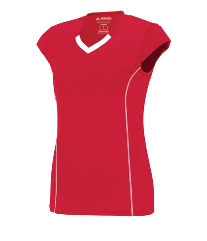 Ladies Blash Jersey - RED/WHITE