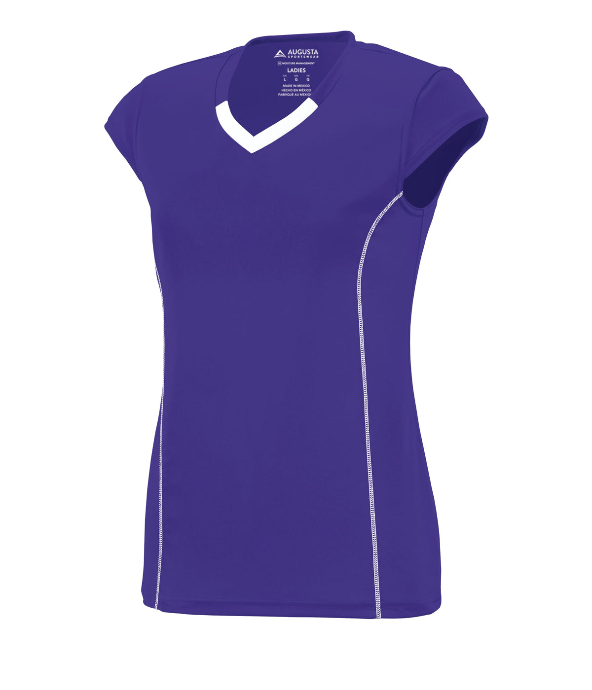 Ladies Blash Jersey - PURPLE/WHITE