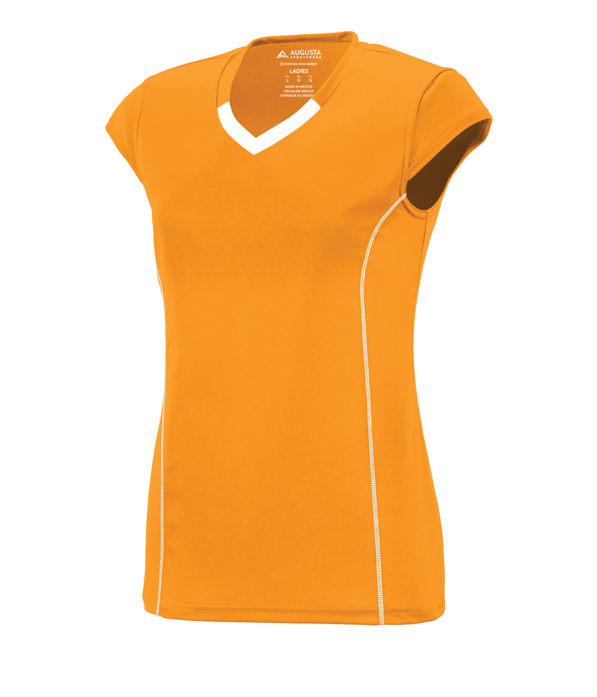 Ladies Blash Jersey - POWER ORANGE/WHITE