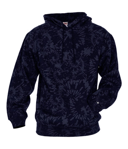 ATHLETIC FLEECE TIE-DYE HOOD