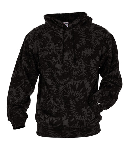 ATHLETIC FLEECE TIE-DYE HOOD