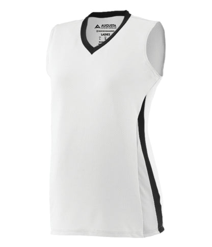 Ladies Tornado Jersey - WHITE/BLACK/WHITE