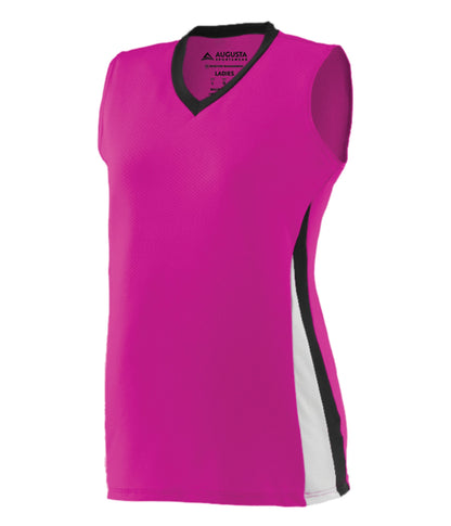 Ladies Tornado Jersey - POWER PINK/BLACK/WHITE