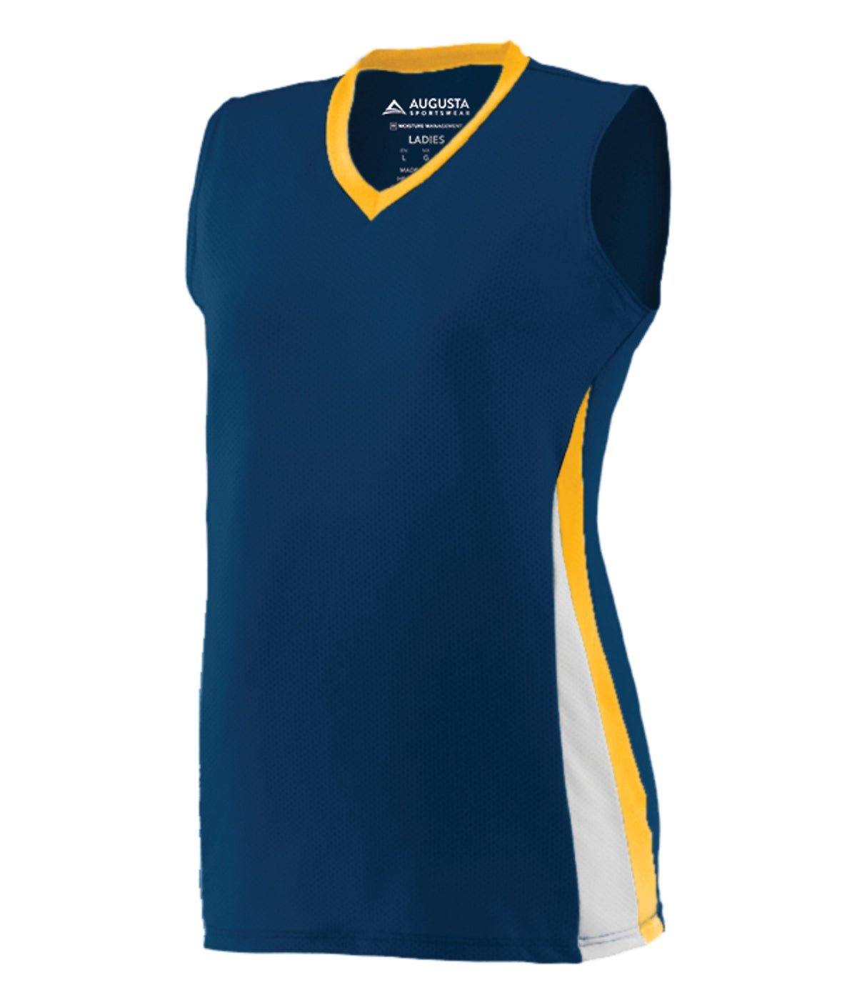 Ladies Tornado Jersey - NAVY/GOLD/WHITE
