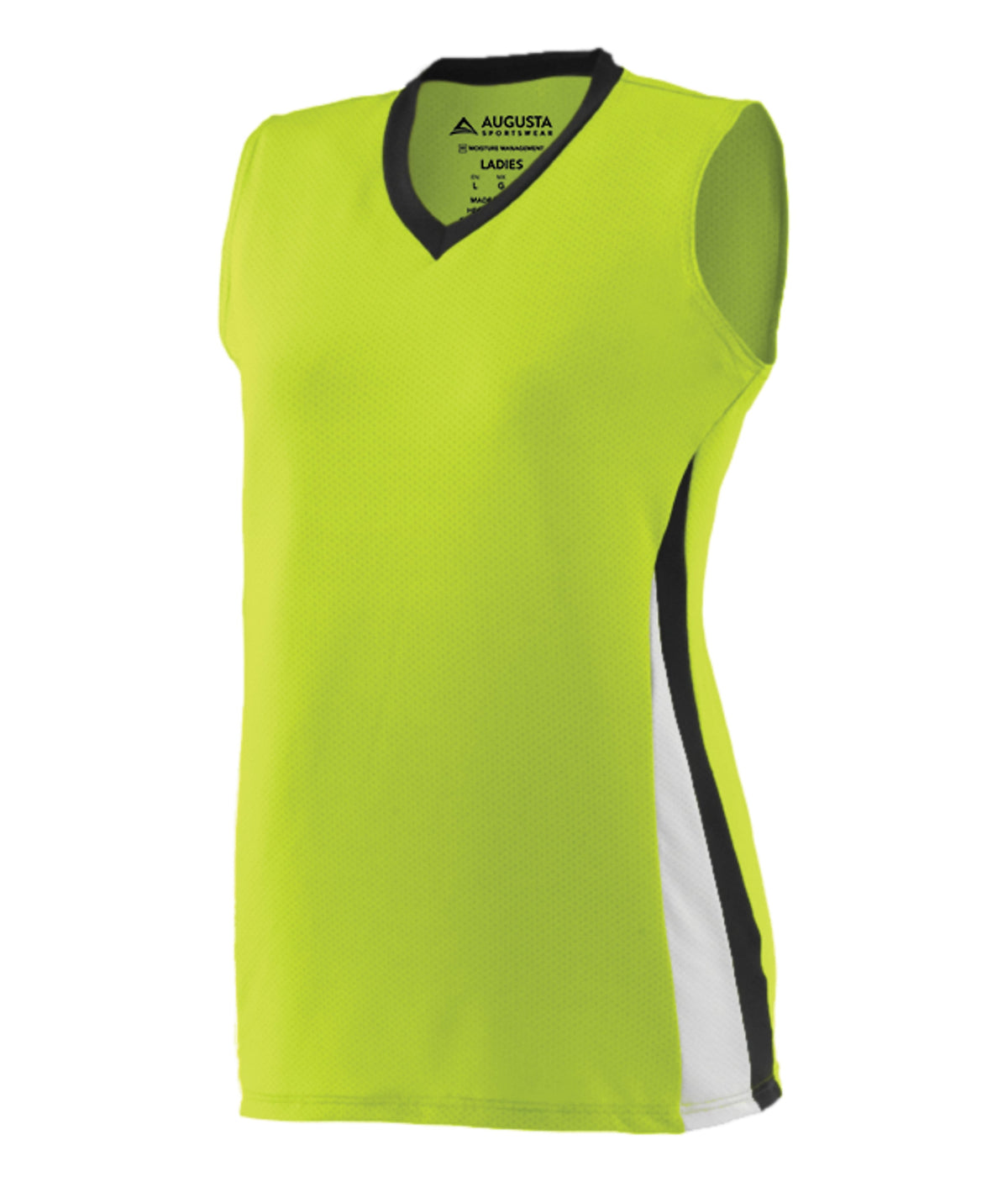 Ladies Tornado Jersey - LIME/BLACK/WHITE
