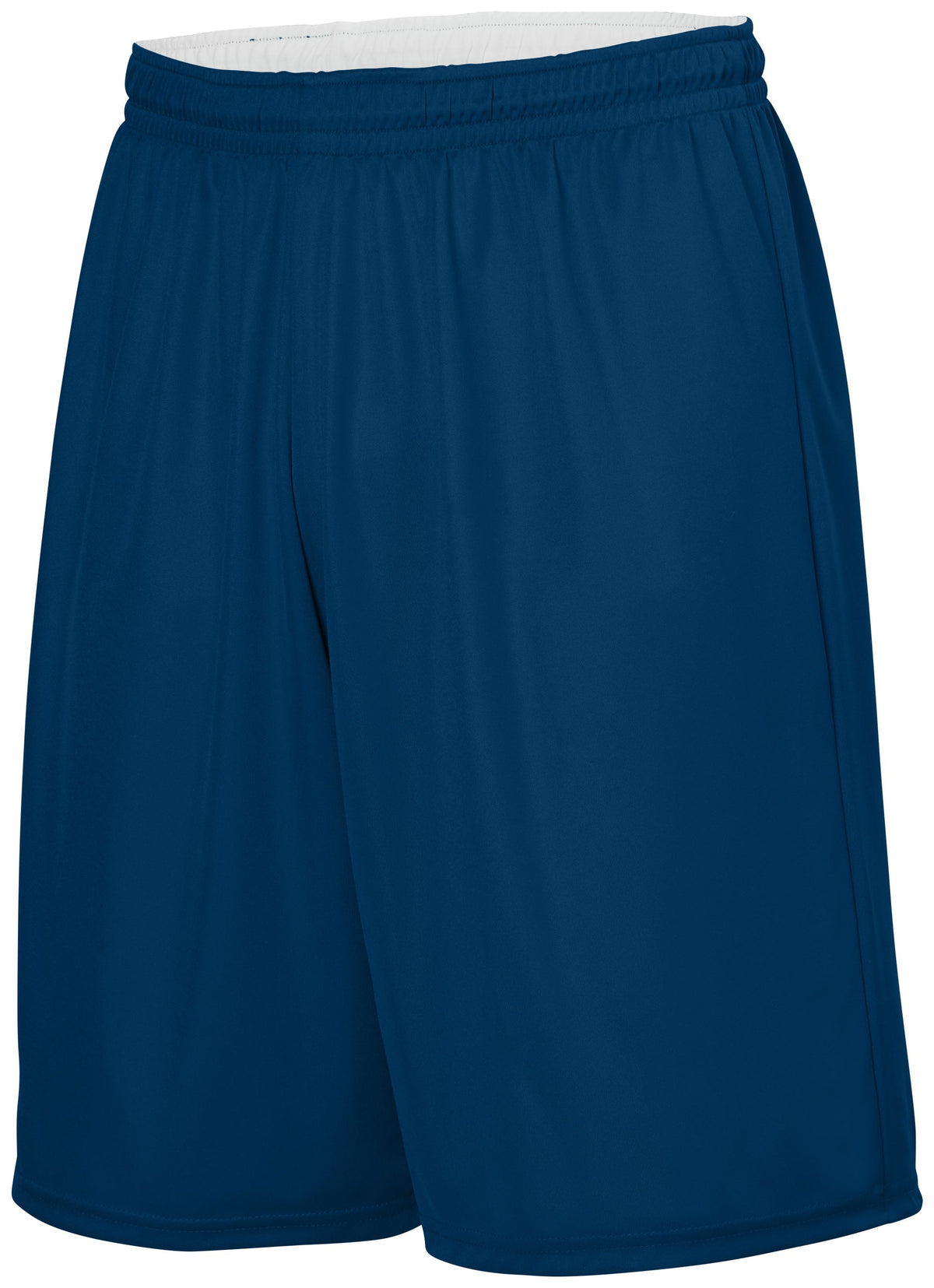 Youth Reversible Wicking Shorts - NAVY/WHITE