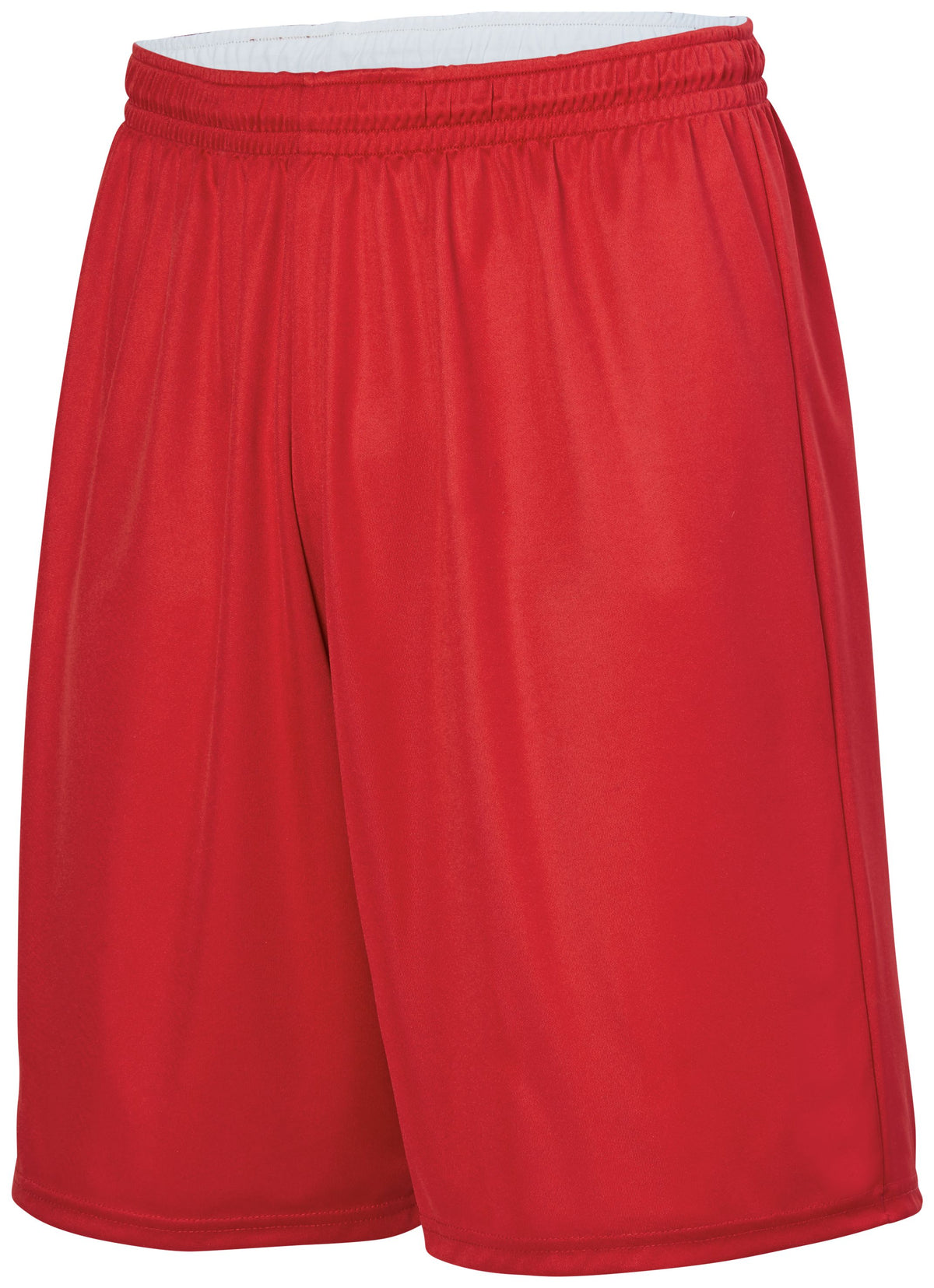 Youth Reversible Wicking Shorts - RED/WHITE