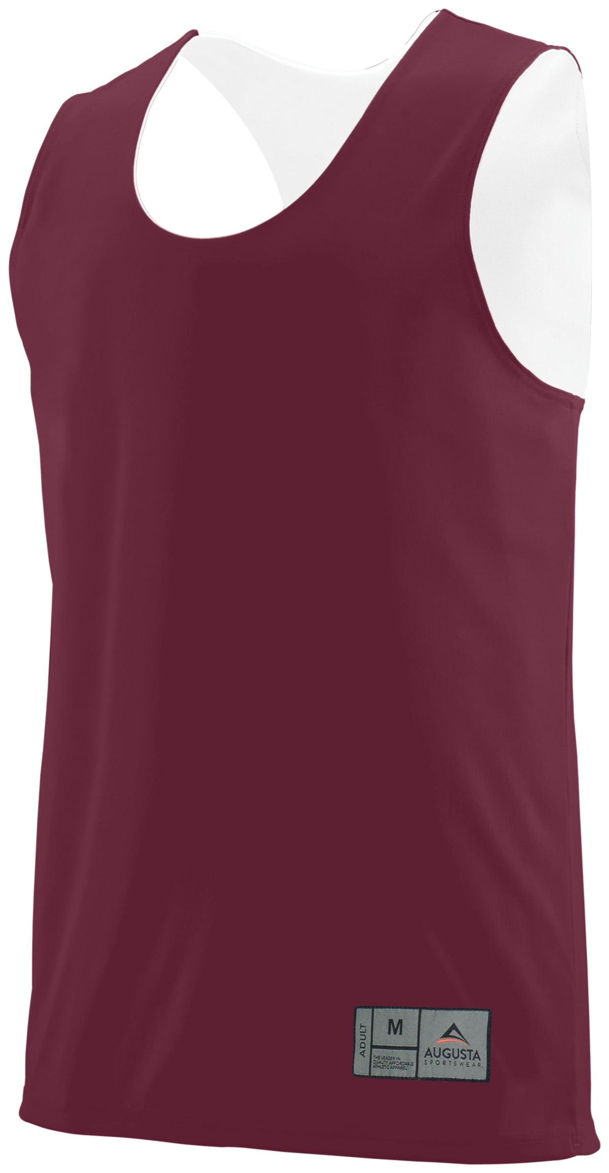 Reversible Wicking Jersey - MAROON/WHITE