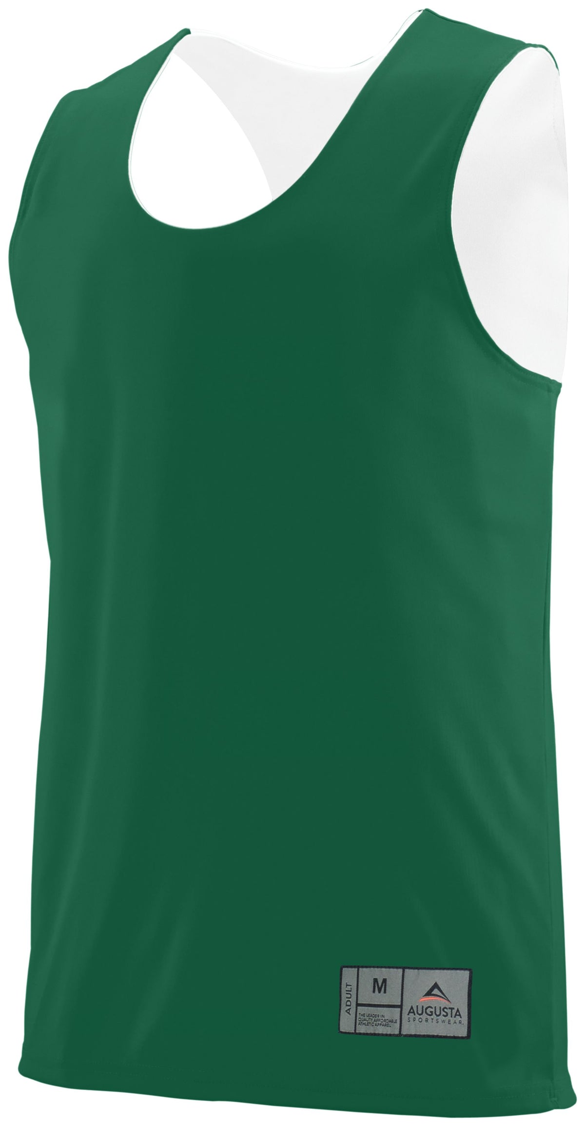 Reversible Wicking Jersey - DARK GREEN/WHITE