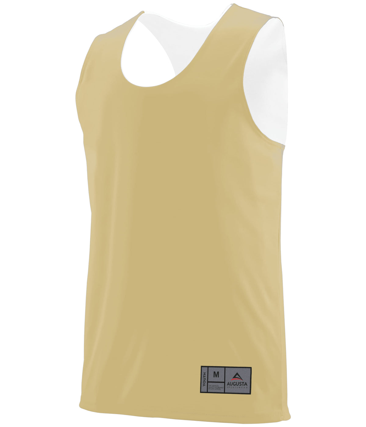 Youth Reversible Wicking Jersey - VEGAS GOLD/WHITE