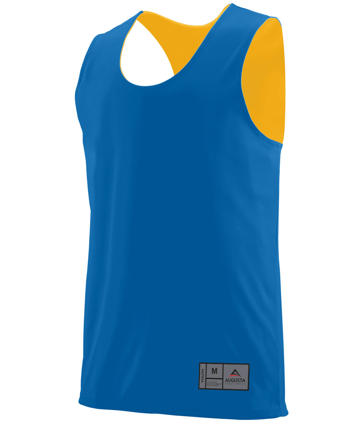 Youth Reversible Wicking Jersey - ROYAL/GOLD