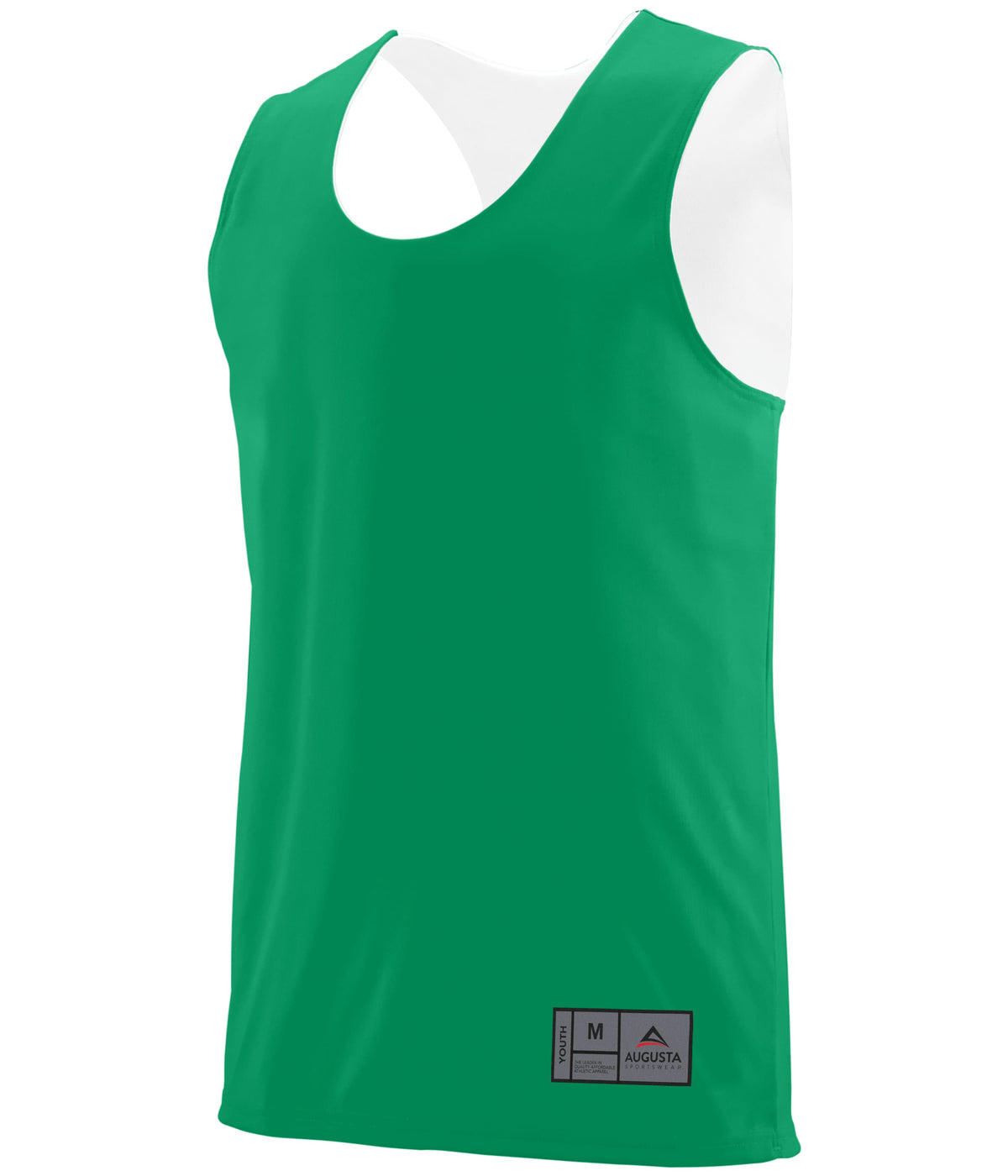 Youth Reversible Wicking Jersey - KELLY/WHITE