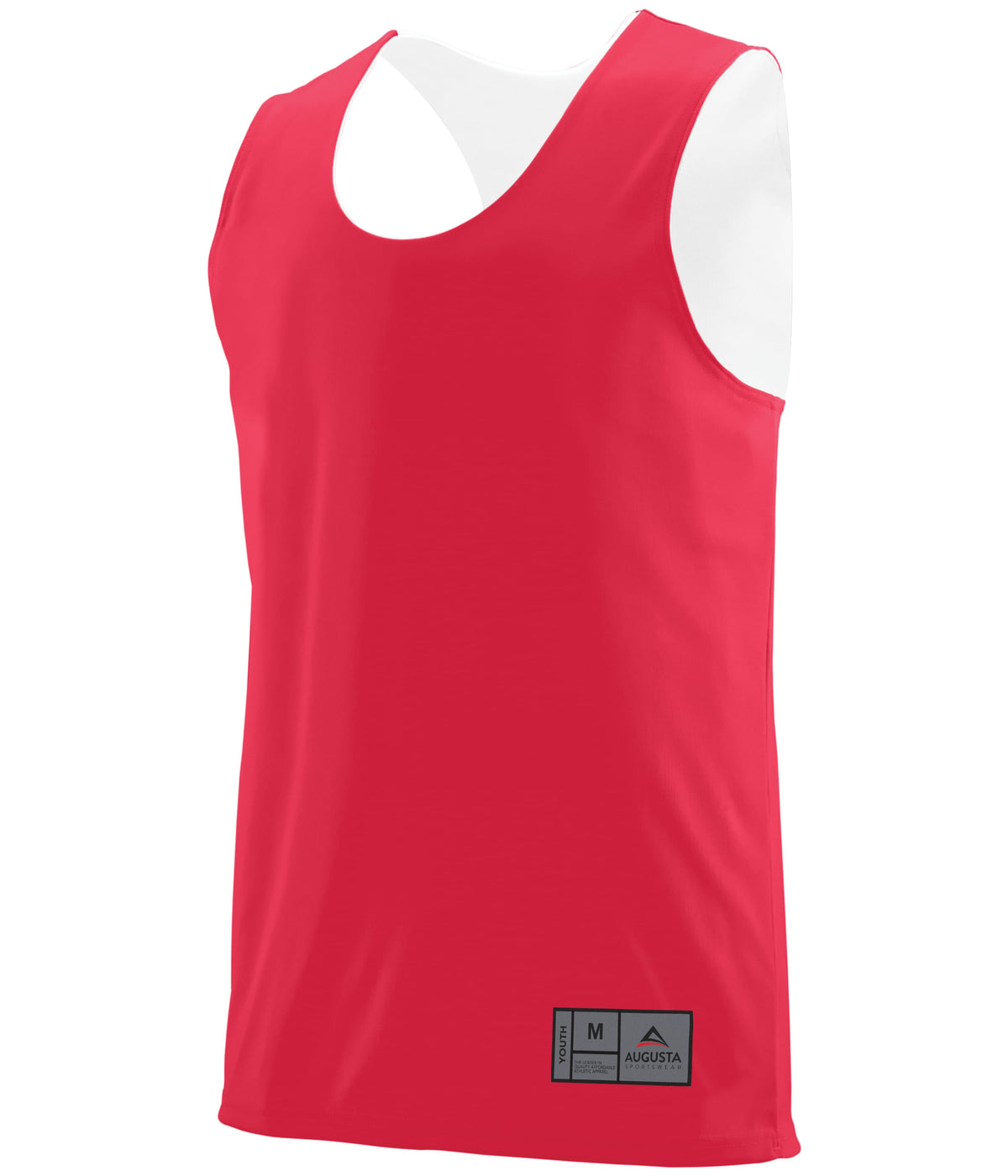 Youth Reversible Wicking Jersey - RED/WHITE