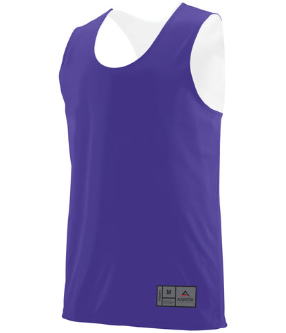 Youth Reversible Wicking Jersey - PURPLE/WHITE