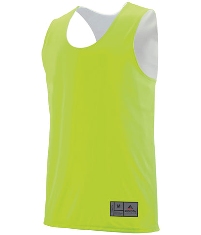 Youth Reversible Wicking Jersey - LIME/WHITE