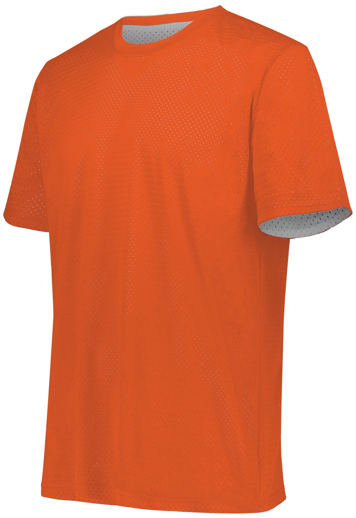 Short Sleeve Mesh Reversible Jersey - ORANGE/WHITE