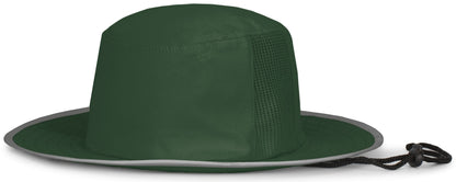 Perforated Legend Boonie - Dark Green/Silver