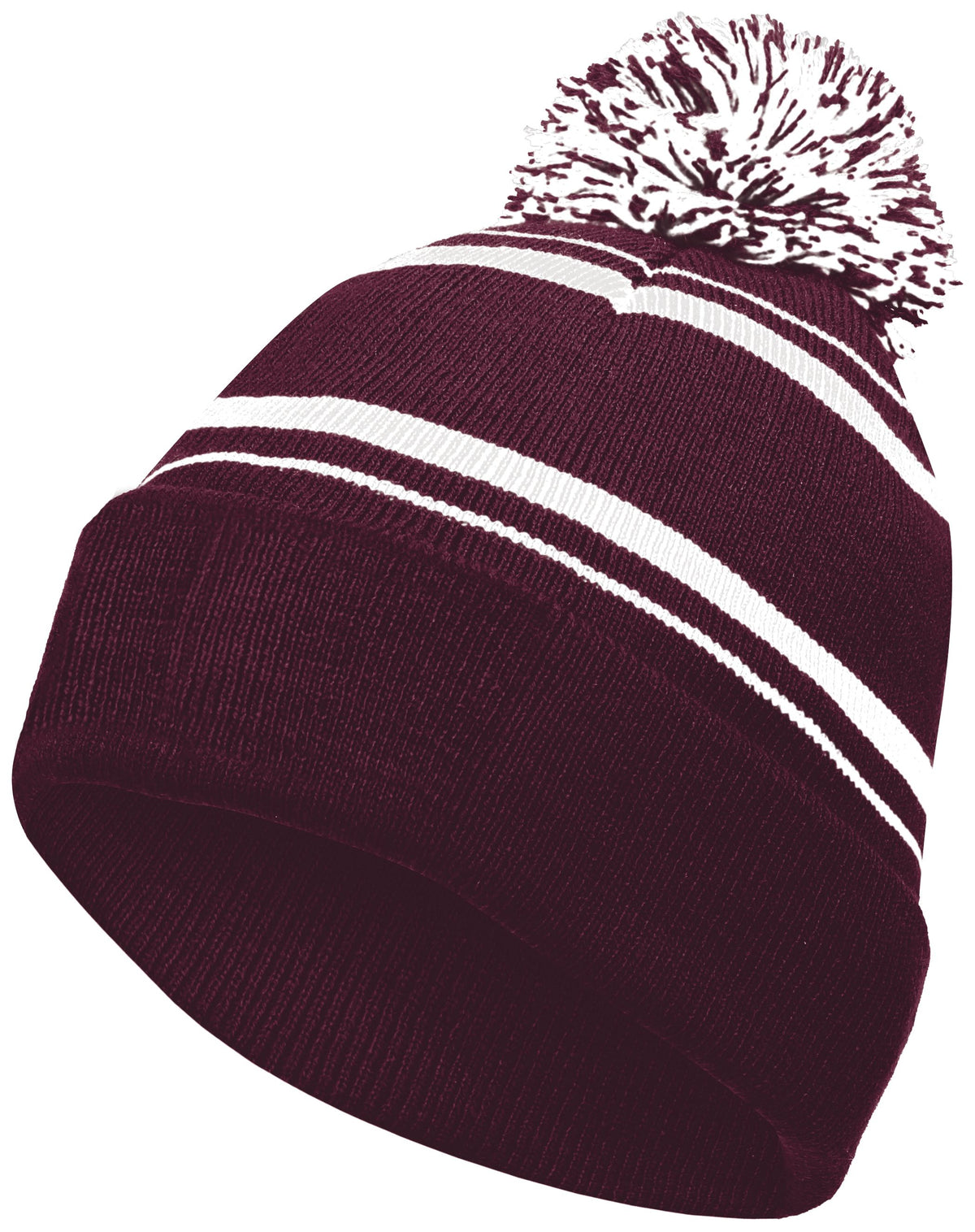 Homecoming Beanie - Maroon/White