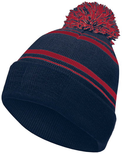 Homecoming Beanie - Navy/Scarlet