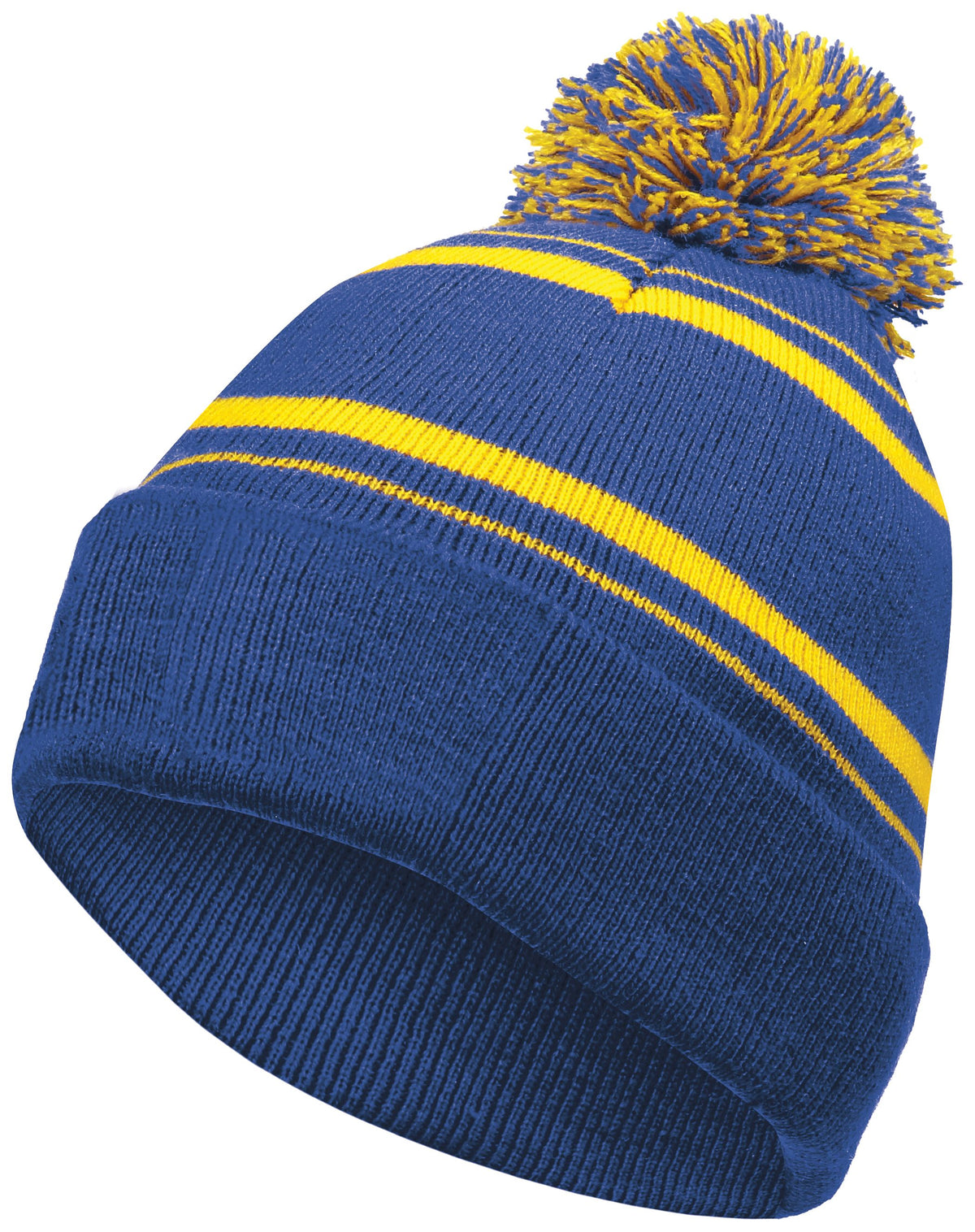 Homecoming Beanie - Royal/Light Gold