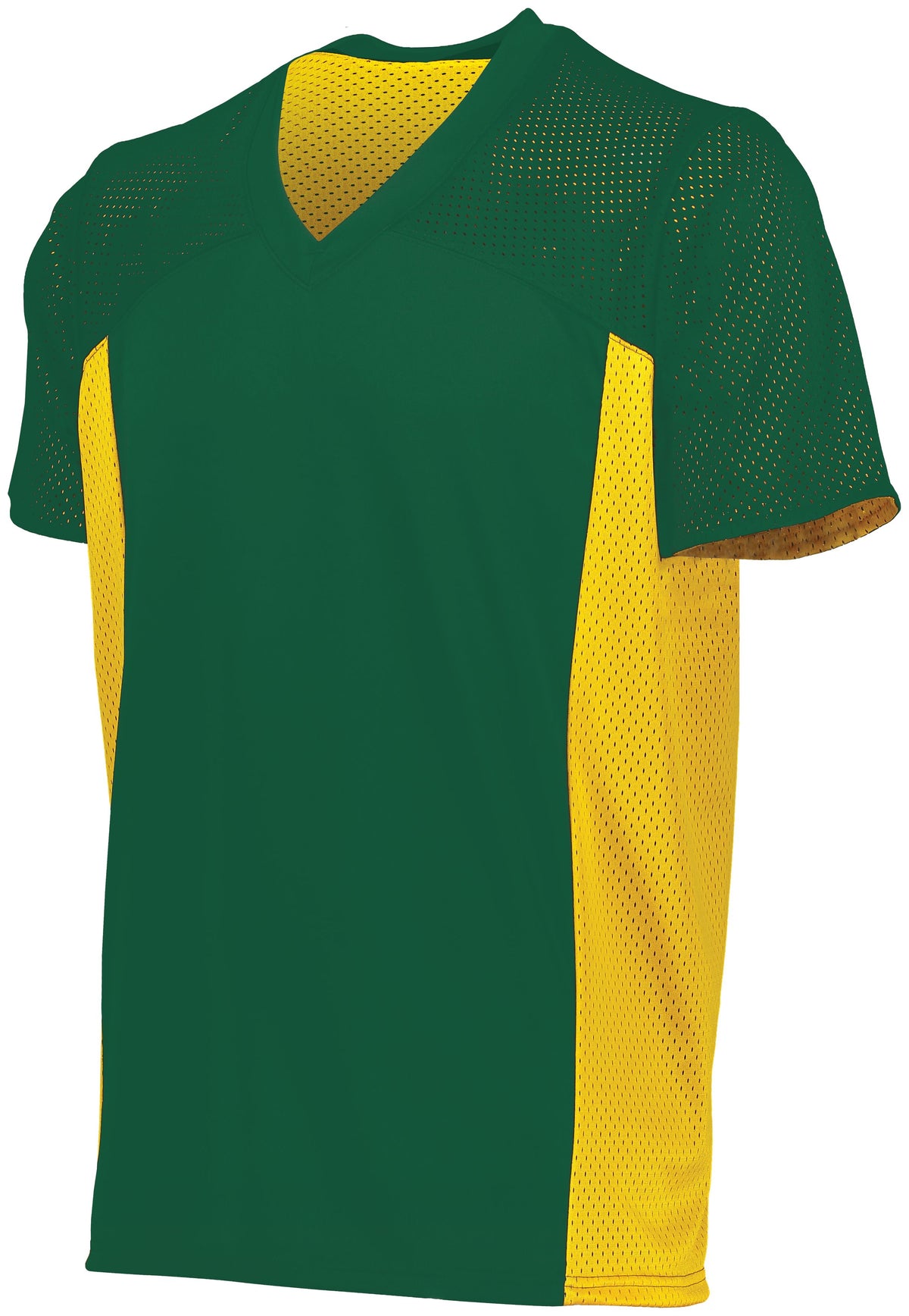Youth Reversible Flag Football Jersey - DARK GREEN/GOLD
