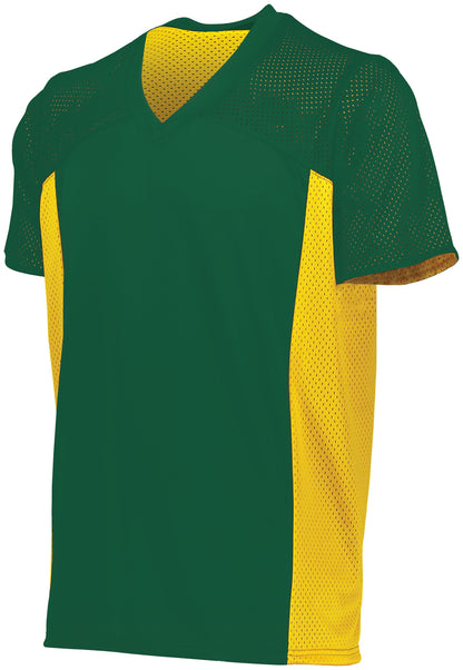 Youth Reversible Flag Football Jersey - DARK GREEN/GOLD