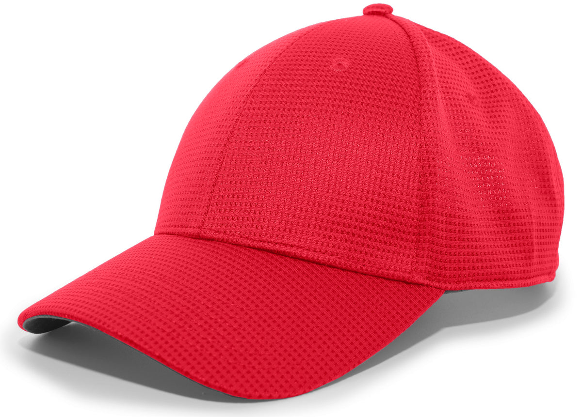 Air-Tec Performance Hook-And-Loop Adjustable Cap - Red