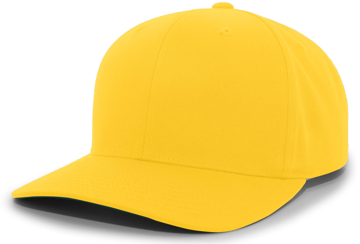 Cotton-Poly Hook-And-Loop Adjustable Cap - Gold