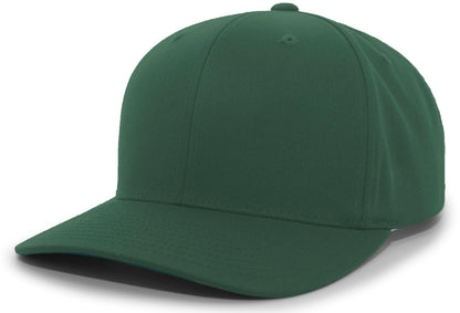 Cotton-Poly Hook-And-Loop Adjustable Cap - Dark Green