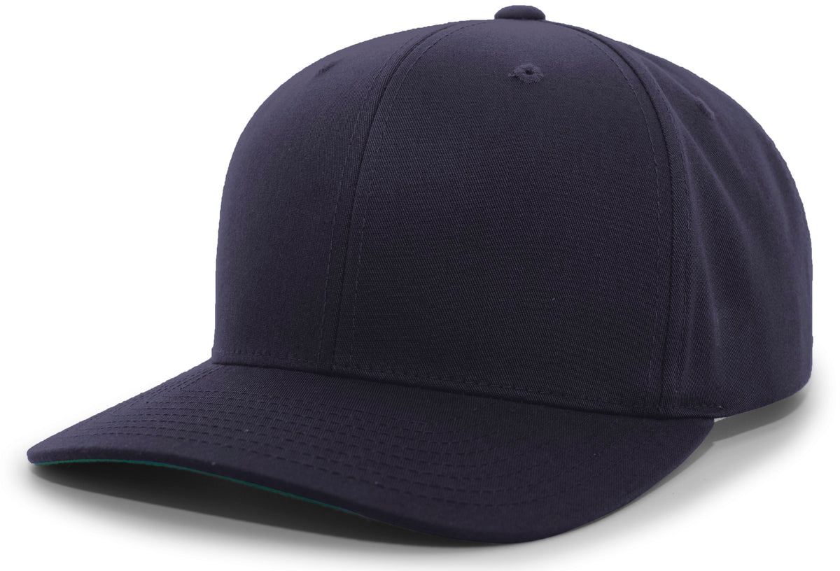 Cotton-Poly Hook-And-Loop Adjustable Cap - Navy