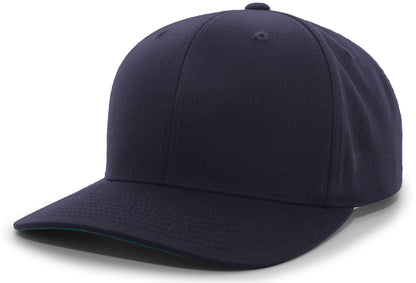 Cotton-Poly Hook-And-Loop Adjustable Cap - Navy