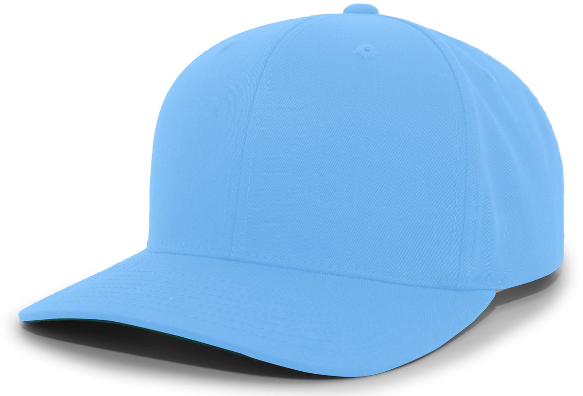 Cotton-Poly Hook-And-Loop Adjustable Cap - Columbia Blue