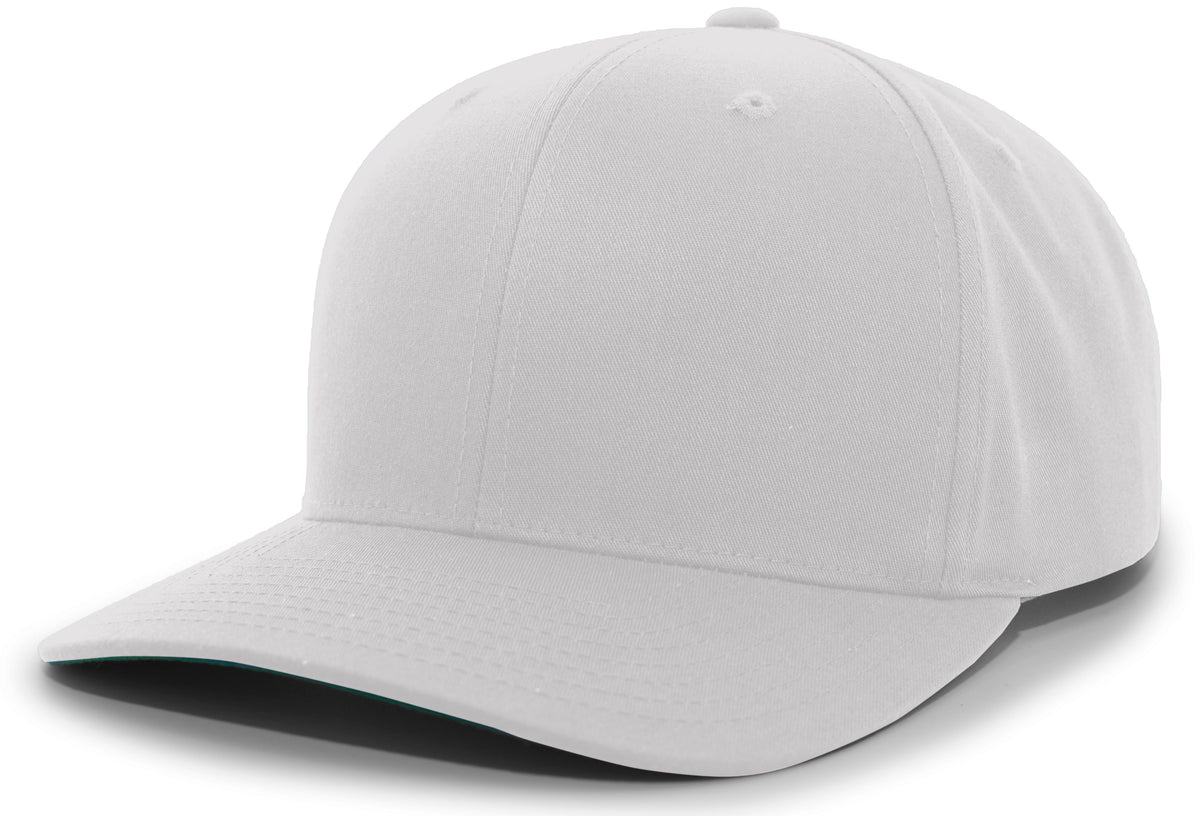 Cotton-Poly Hook-And-Loop Adjustable Cap - Silver