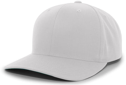 Cotton-Poly Hook-And-Loop Adjustable Cap - Silver