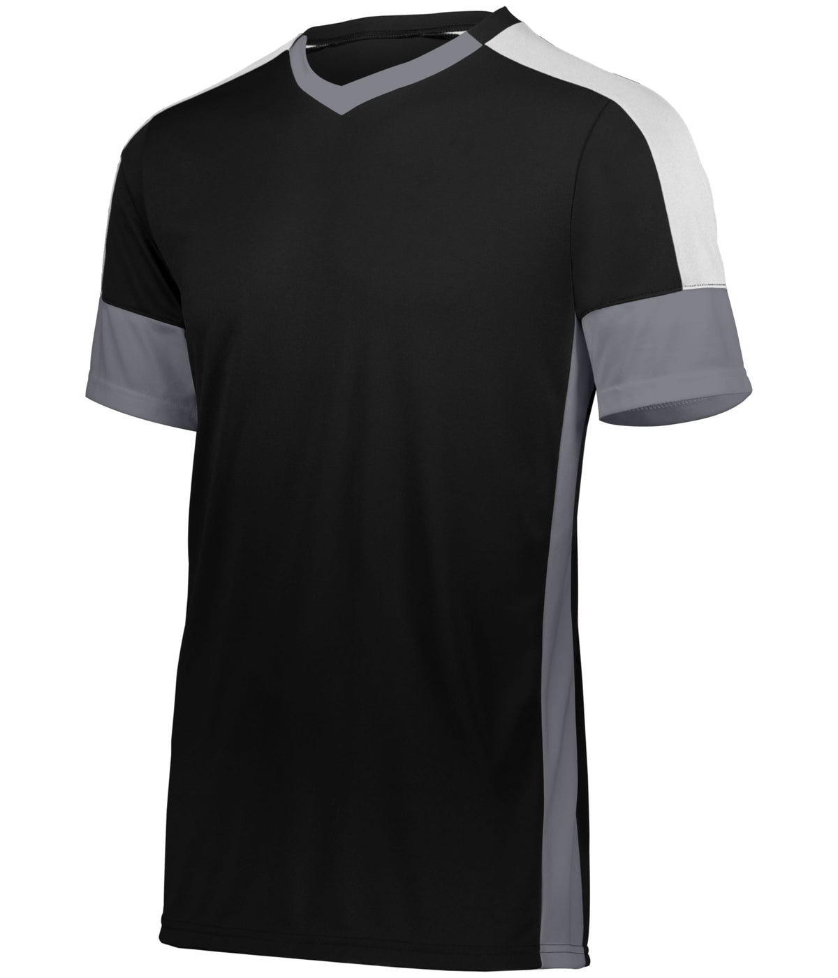 Youth Wembley Soccer Jersey - BLACK/GRAPHITE/WHITE