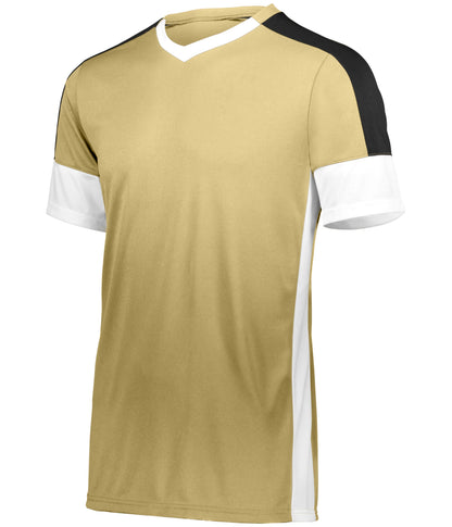Youth Wembley Soccer Jersey - VEGAS GOLD/WHITE/BLACK