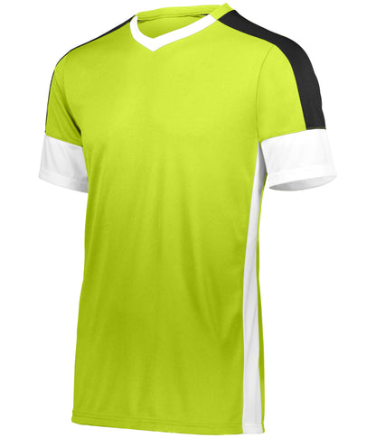 Wembley Soccer Jersey - LIME/WHITE/BLACK