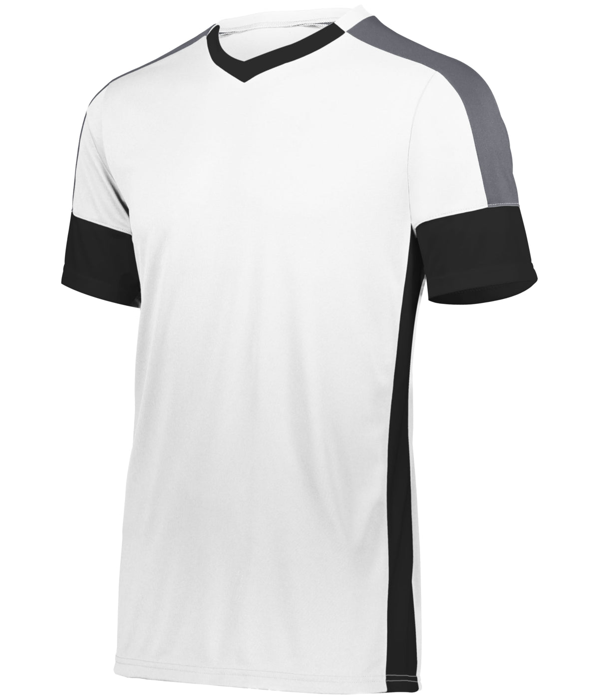Youth Wembley Soccer Jersey - WHITE/BLACK/GRAPHITE