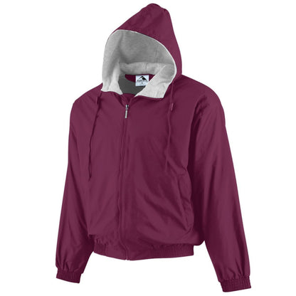 Hooded Taffeta Jacket/Fleece Lined