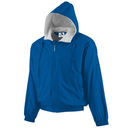 Hooded Taffeta Jacket/Fleece Lined