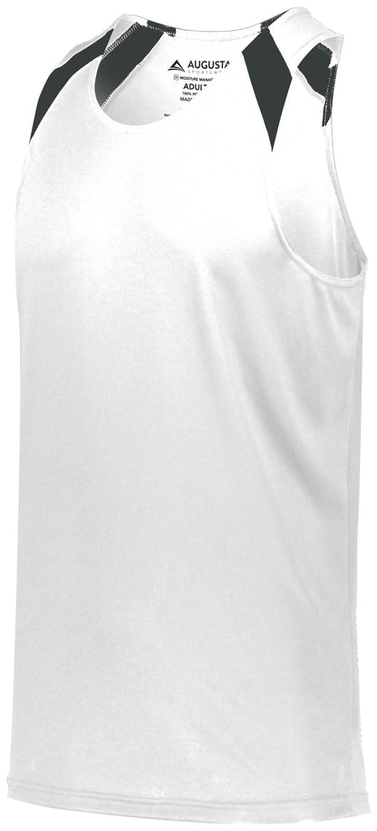 Youth Overspeed Track Jersey - WHITE/BLACK