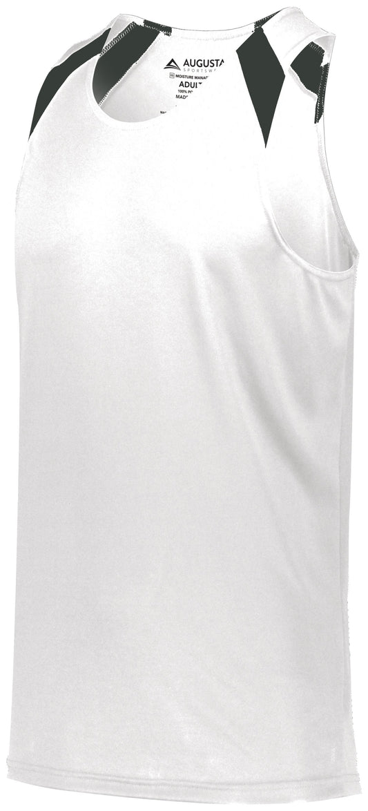 Youth Overspeed Track Jersey - WHITE/BLACK