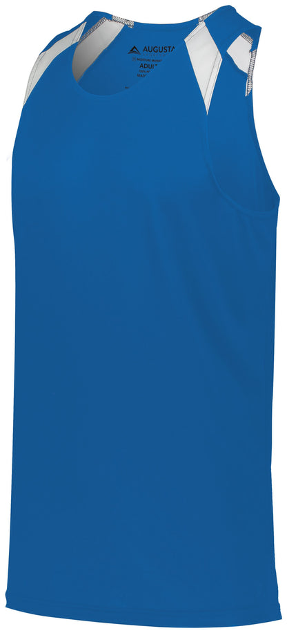 Youth Overspeed Track Jersey - ROYAL/WHITE