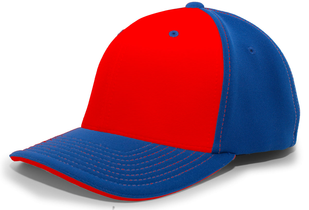 M2 Performance PacFlex Contrast Cap - Red/Royal/Royal