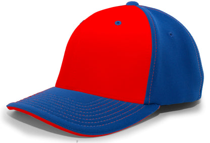 M2 Performance PacFlex Contrast Cap - Red/Royal/Royal