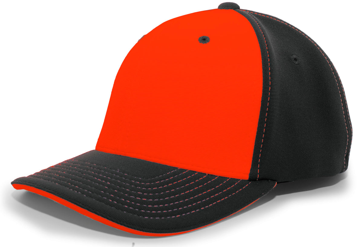 M2 Performance PacFlex Contrast Cap - Orange/Black/Black