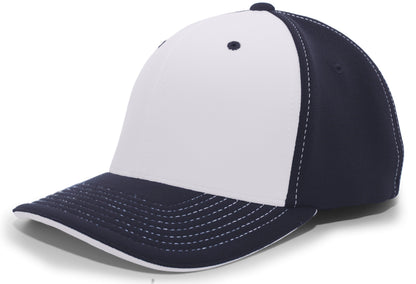 M2 Performance PacFlex Contrast Cap - Silver/Navy/Navy