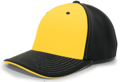 M2 Performance PacFlex Contrast Cap - Gold/Black/Black